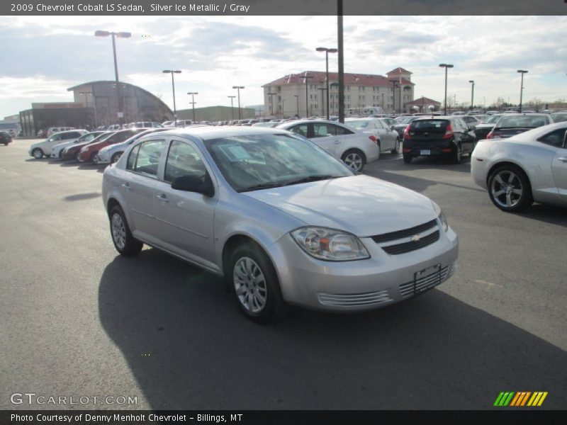 Silver Ice Metallic / Gray 2009 Chevrolet Cobalt LS Sedan