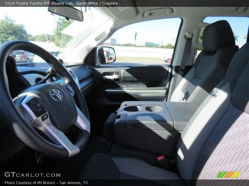 Super White / Graphite 2014 Toyota Tundra SR5 Double Cab