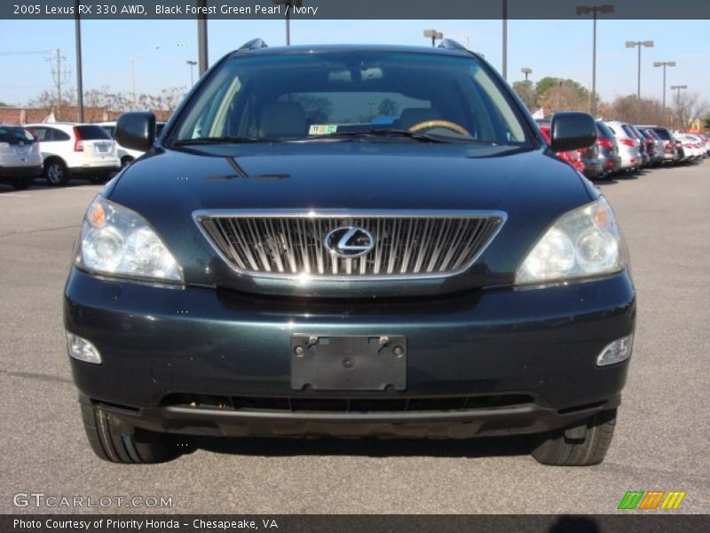 Black Forest Green Pearl / Ivory 2005 Lexus RX 330 AWD
