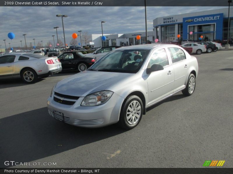 Silver Ice Metallic / Gray 2009 Chevrolet Cobalt LS Sedan