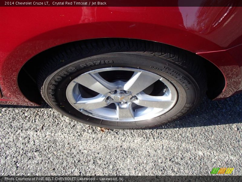 Crystal Red Tintcoat / Jet Black 2014 Chevrolet Cruze LT