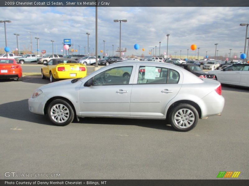 Silver Ice Metallic / Gray 2009 Chevrolet Cobalt LS Sedan