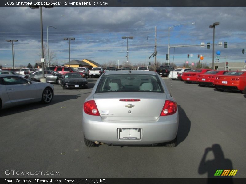 Silver Ice Metallic / Gray 2009 Chevrolet Cobalt LS Sedan