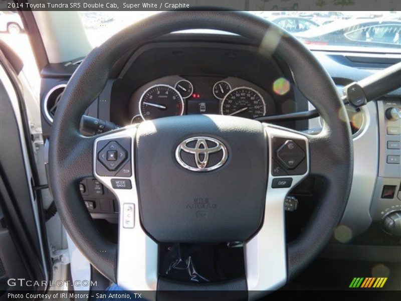 Super White / Graphite 2014 Toyota Tundra SR5 Double Cab