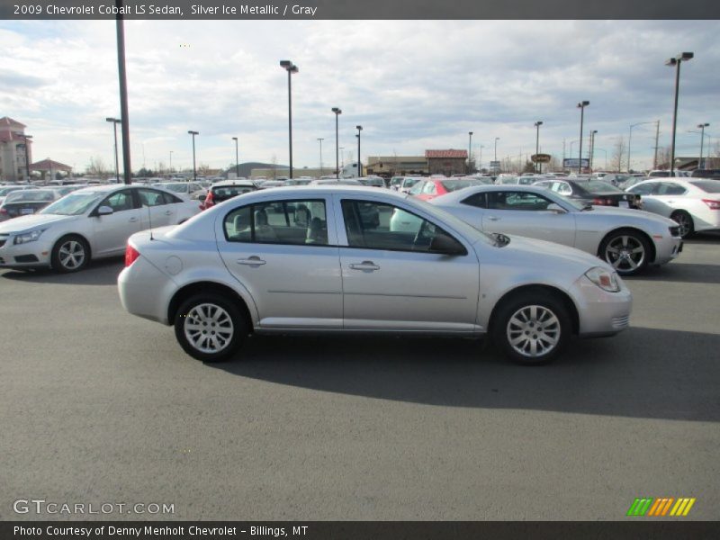 Silver Ice Metallic / Gray 2009 Chevrolet Cobalt LS Sedan