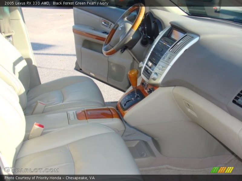 Black Forest Green Pearl / Ivory 2005 Lexus RX 330 AWD