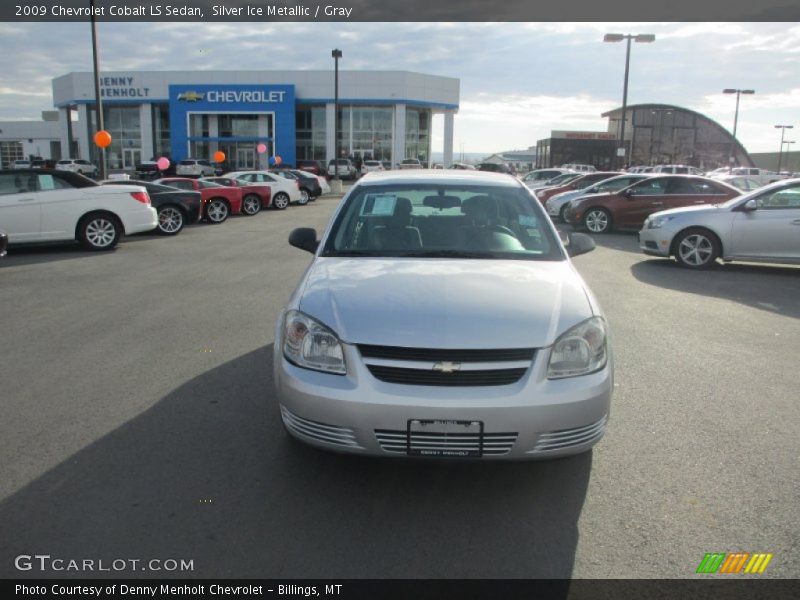 Silver Ice Metallic / Gray 2009 Chevrolet Cobalt LS Sedan