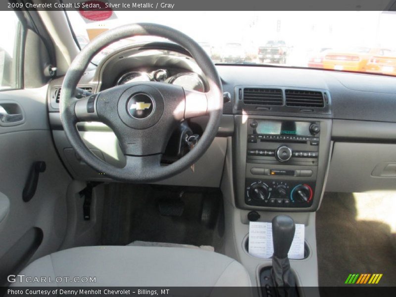 Silver Ice Metallic / Gray 2009 Chevrolet Cobalt LS Sedan