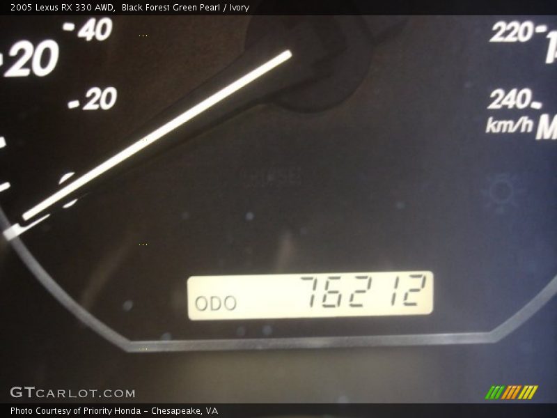 Black Forest Green Pearl / Ivory 2005 Lexus RX 330 AWD