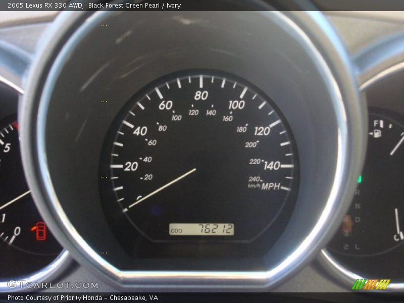 Black Forest Green Pearl / Ivory 2005 Lexus RX 330 AWD