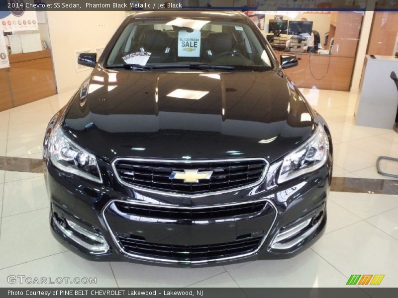 Phantom Black Metallic / Jet Black 2014 Chevrolet SS Sedan