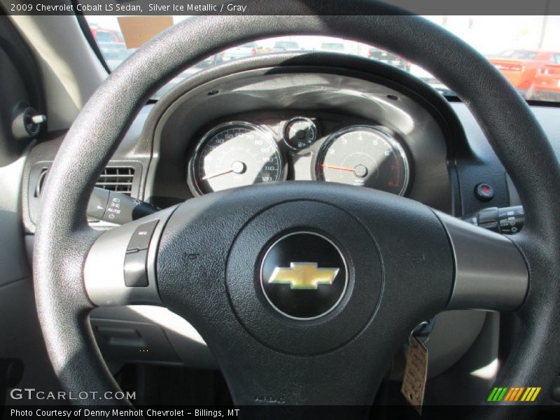 Silver Ice Metallic / Gray 2009 Chevrolet Cobalt LS Sedan