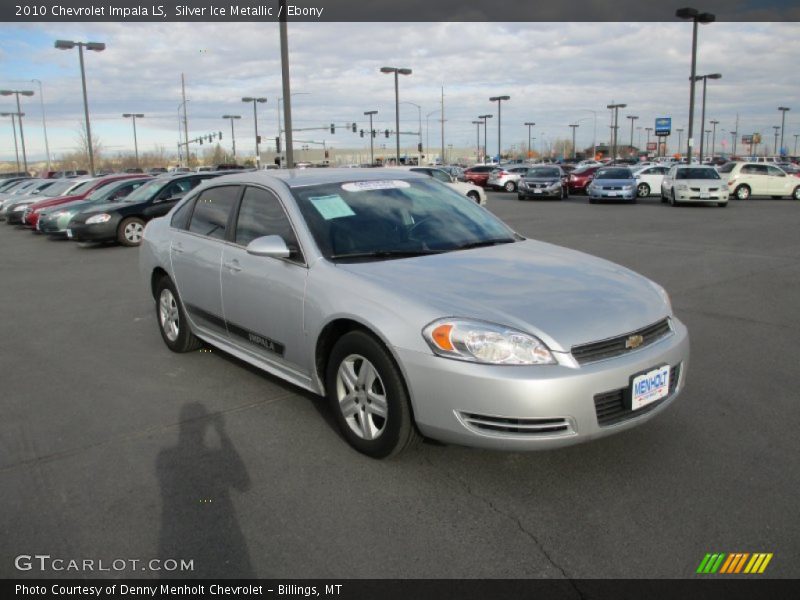 Silver Ice Metallic / Ebony 2010 Chevrolet Impala LS