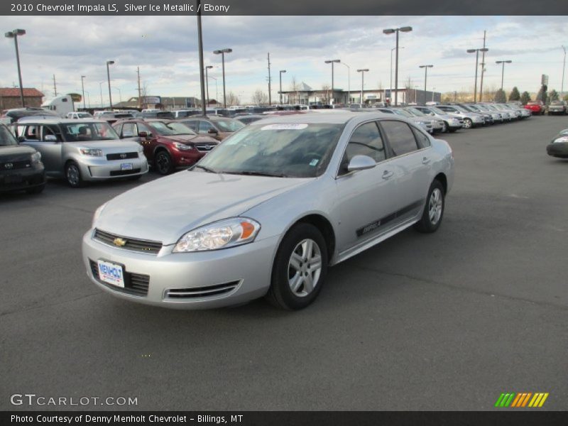 Silver Ice Metallic / Ebony 2010 Chevrolet Impala LS