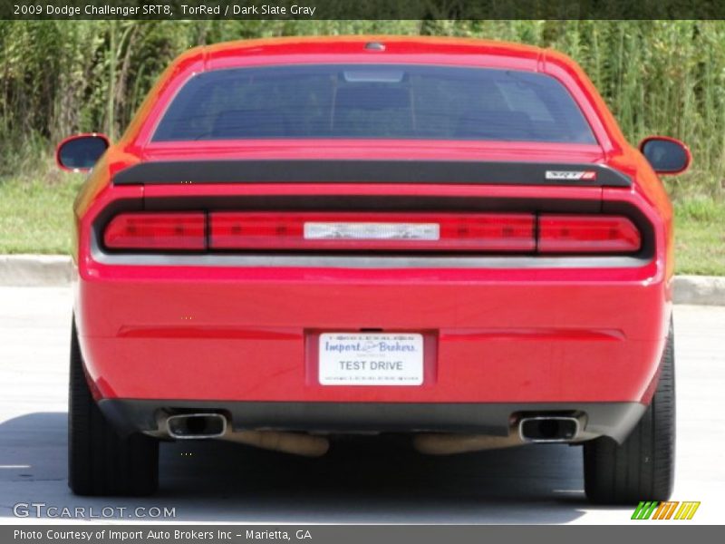 TorRed / Dark Slate Gray 2009 Dodge Challenger SRT8