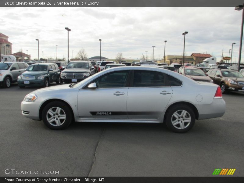 Silver Ice Metallic / Ebony 2010 Chevrolet Impala LS