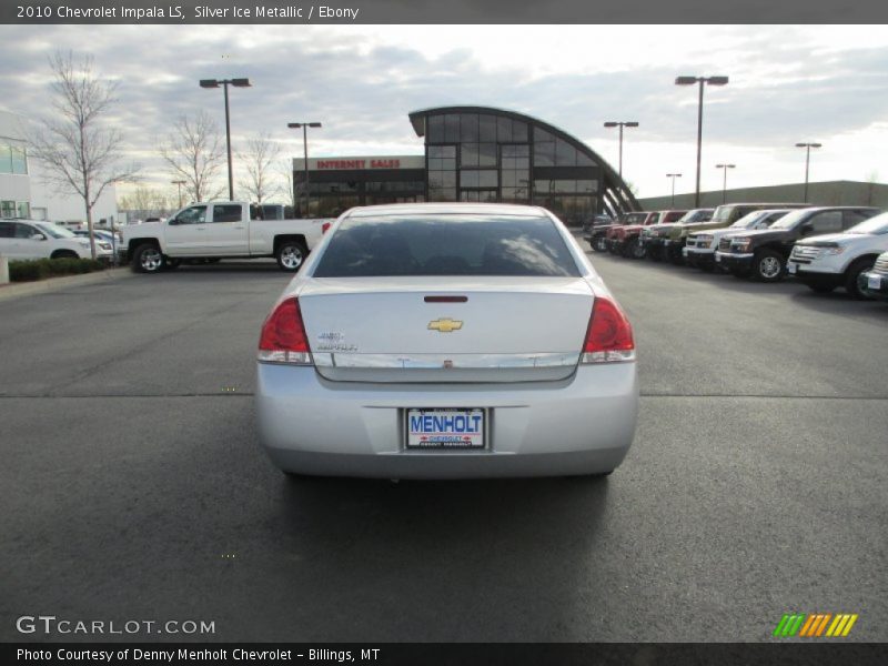Silver Ice Metallic / Ebony 2010 Chevrolet Impala LS