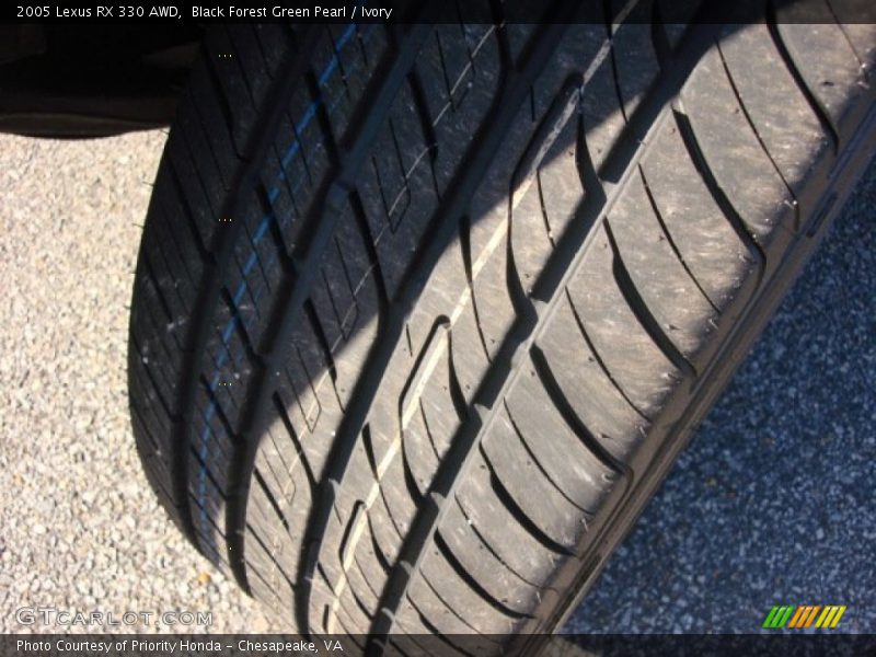 Black Forest Green Pearl / Ivory 2005 Lexus RX 330 AWD