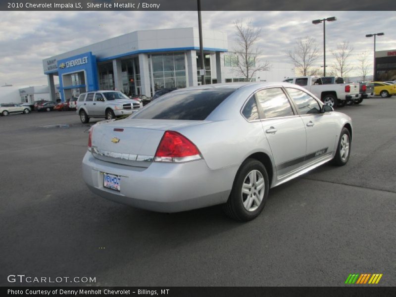 Silver Ice Metallic / Ebony 2010 Chevrolet Impala LS