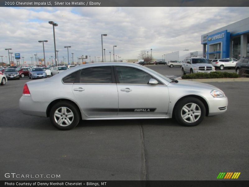 Silver Ice Metallic / Ebony 2010 Chevrolet Impala LS