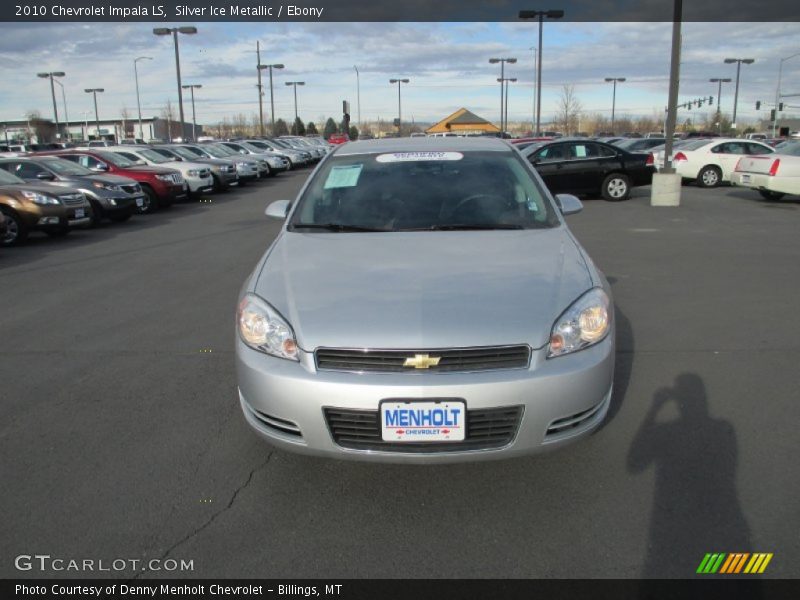 Silver Ice Metallic / Ebony 2010 Chevrolet Impala LS