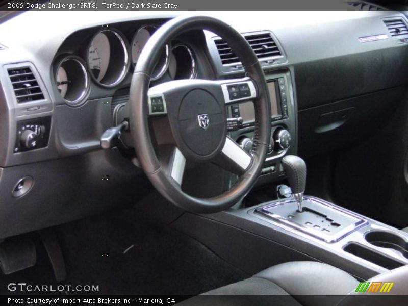TorRed / Dark Slate Gray 2009 Dodge Challenger SRT8