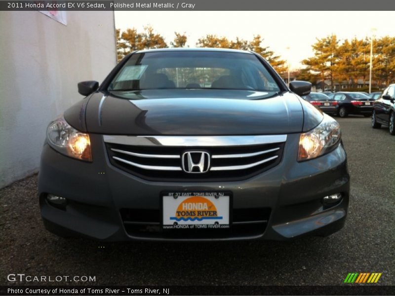 Polished Metal Metallic / Gray 2011 Honda Accord EX V6 Sedan