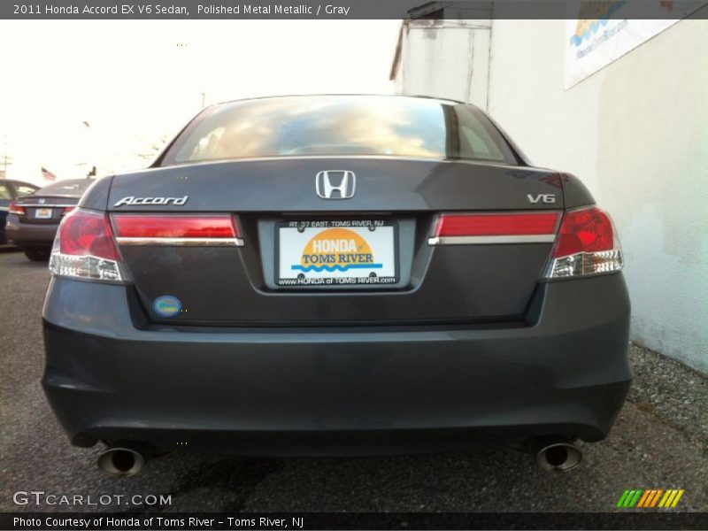 Polished Metal Metallic / Gray 2011 Honda Accord EX V6 Sedan