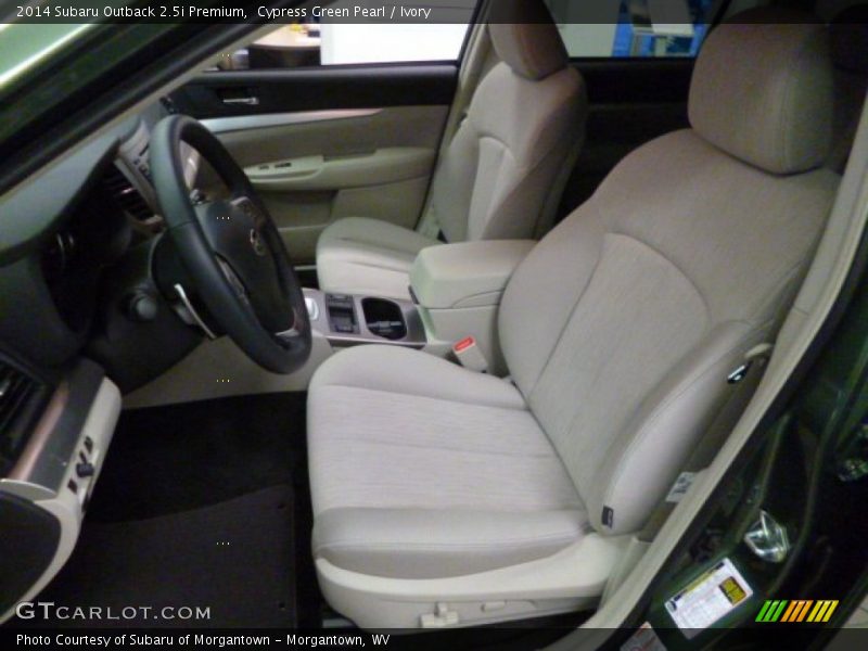 Cypress Green Pearl / Ivory 2014 Subaru Outback 2.5i Premium