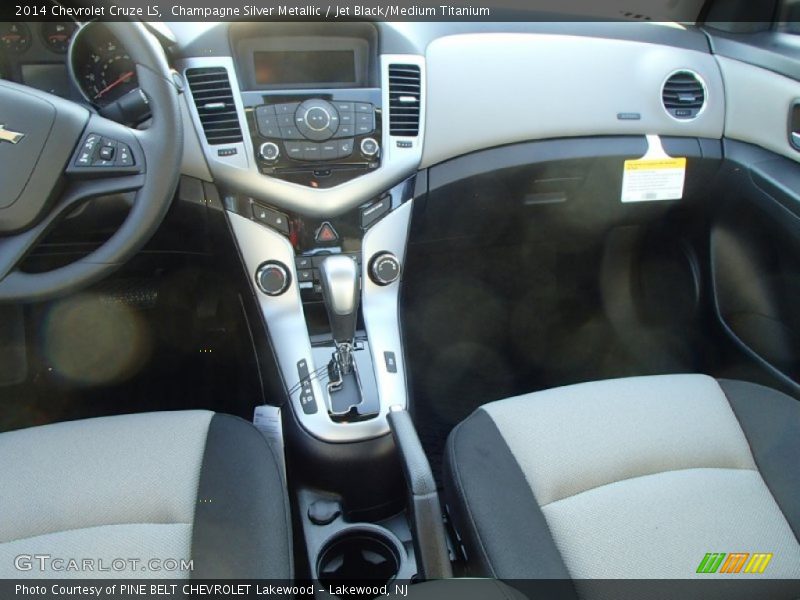 Champagne Silver Metallic / Jet Black/Medium Titanium 2014 Chevrolet Cruze LS