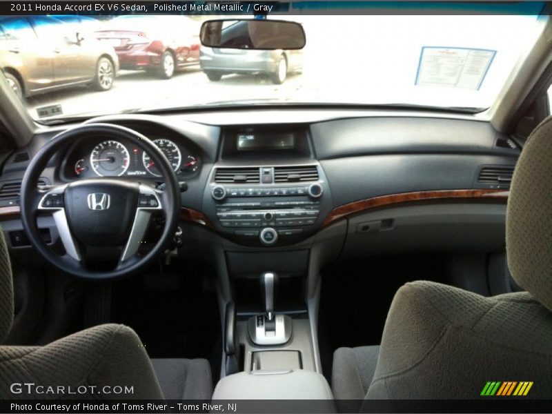 Polished Metal Metallic / Gray 2011 Honda Accord EX V6 Sedan