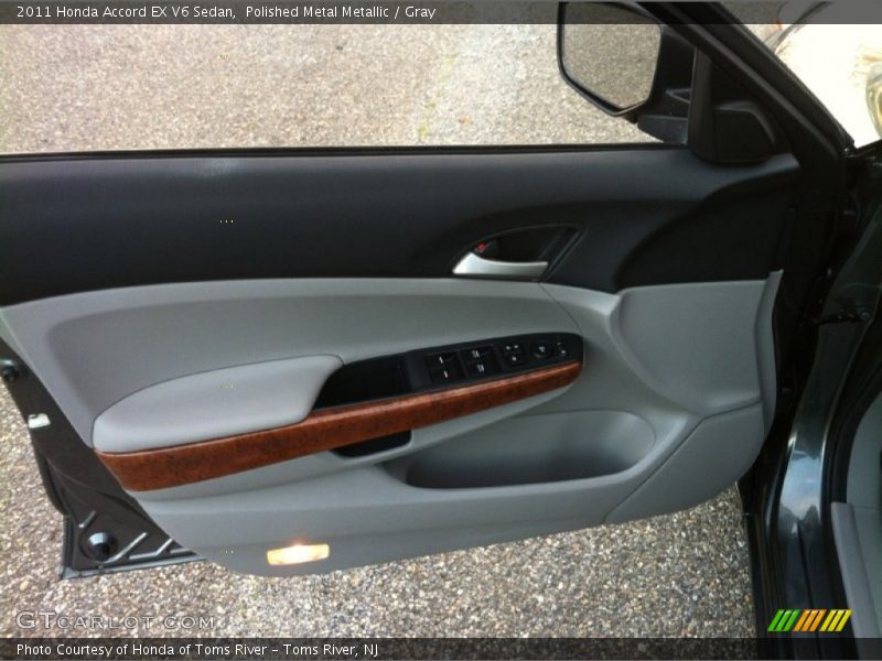 Polished Metal Metallic / Gray 2011 Honda Accord EX V6 Sedan