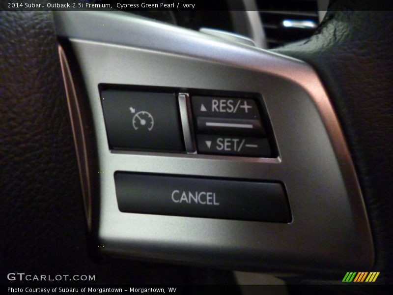 Cypress Green Pearl / Ivory 2014 Subaru Outback 2.5i Premium