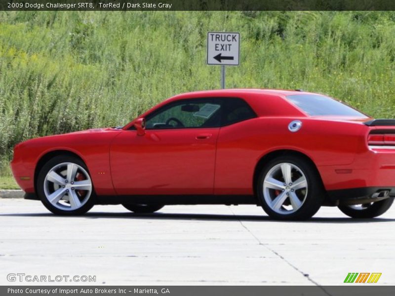 TorRed / Dark Slate Gray 2009 Dodge Challenger SRT8