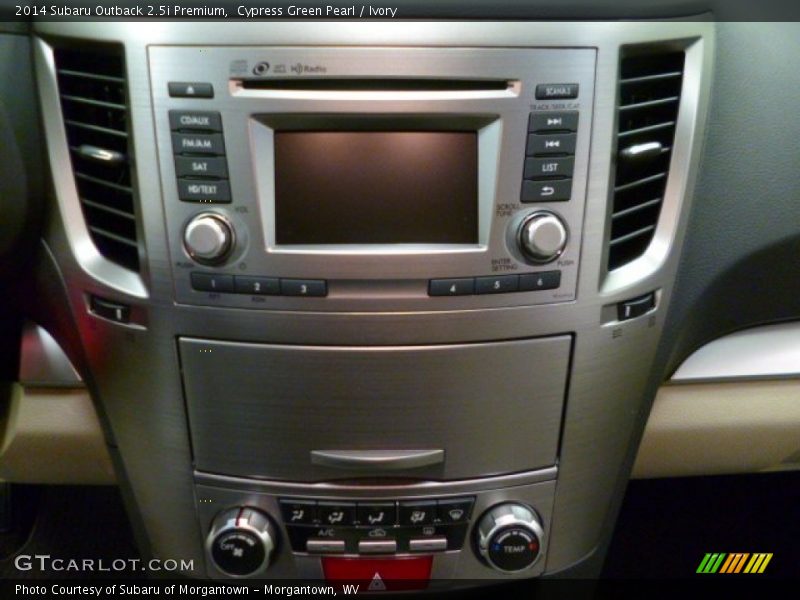 Cypress Green Pearl / Ivory 2014 Subaru Outback 2.5i Premium
