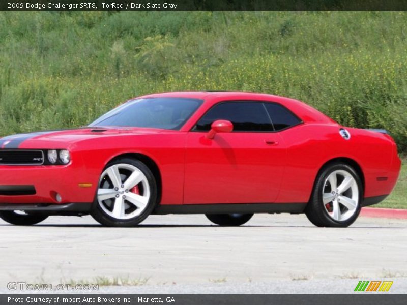 TorRed / Dark Slate Gray 2009 Dodge Challenger SRT8