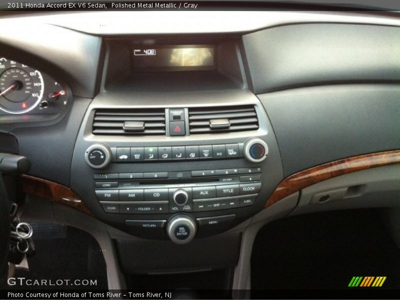 Polished Metal Metallic / Gray 2011 Honda Accord EX V6 Sedan
