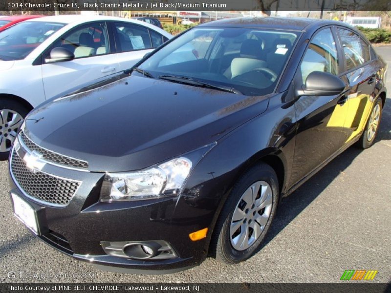 Black Granite Metallic / Jet Black/Medium Titanium 2014 Chevrolet Cruze LS