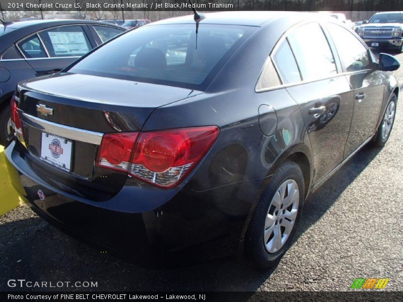 Black Granite Metallic / Jet Black/Medium Titanium 2014 Chevrolet Cruze LS