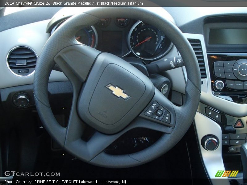 Black Granite Metallic / Jet Black/Medium Titanium 2014 Chevrolet Cruze LS