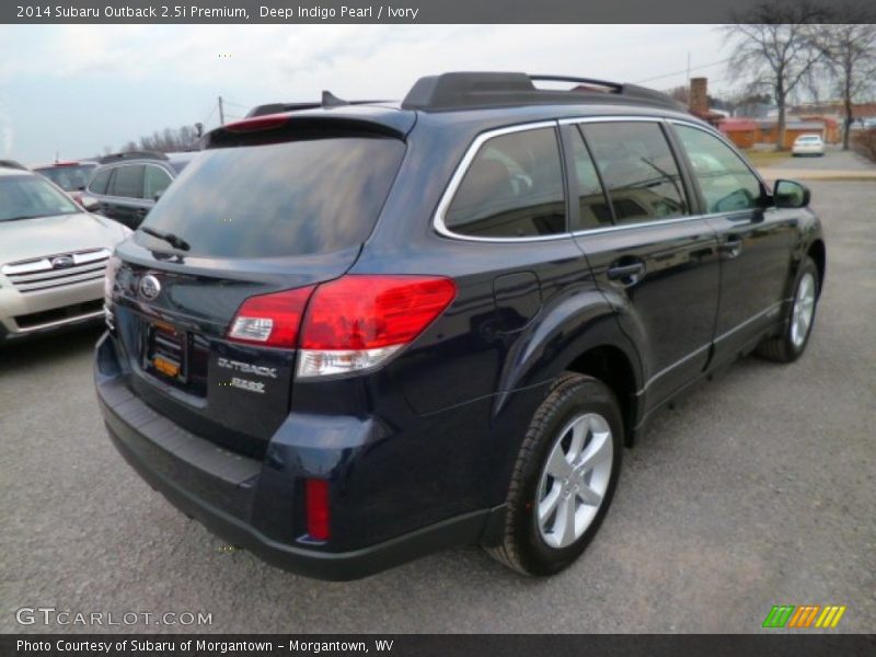 Deep Indigo Pearl / Ivory 2014 Subaru Outback 2.5i Premium