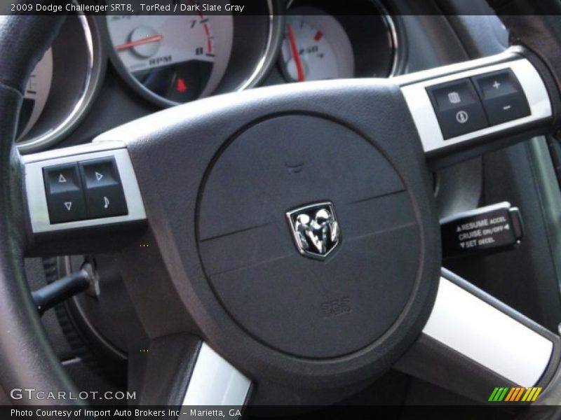 TorRed / Dark Slate Gray 2009 Dodge Challenger SRT8