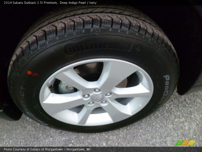 Deep Indigo Pearl / Ivory 2014 Subaru Outback 2.5i Premium