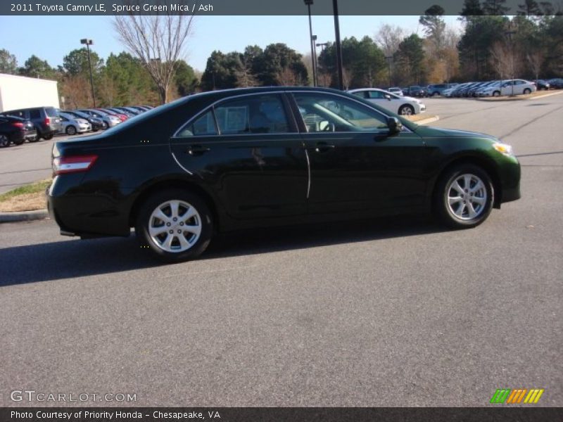 Spruce Green Mica / Ash 2011 Toyota Camry LE