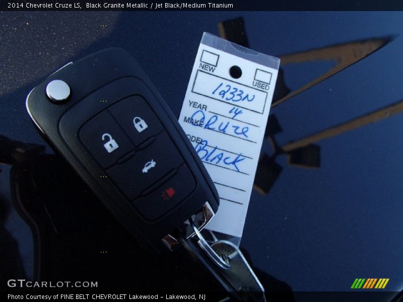 Black Granite Metallic / Jet Black/Medium Titanium 2014 Chevrolet Cruze LS
