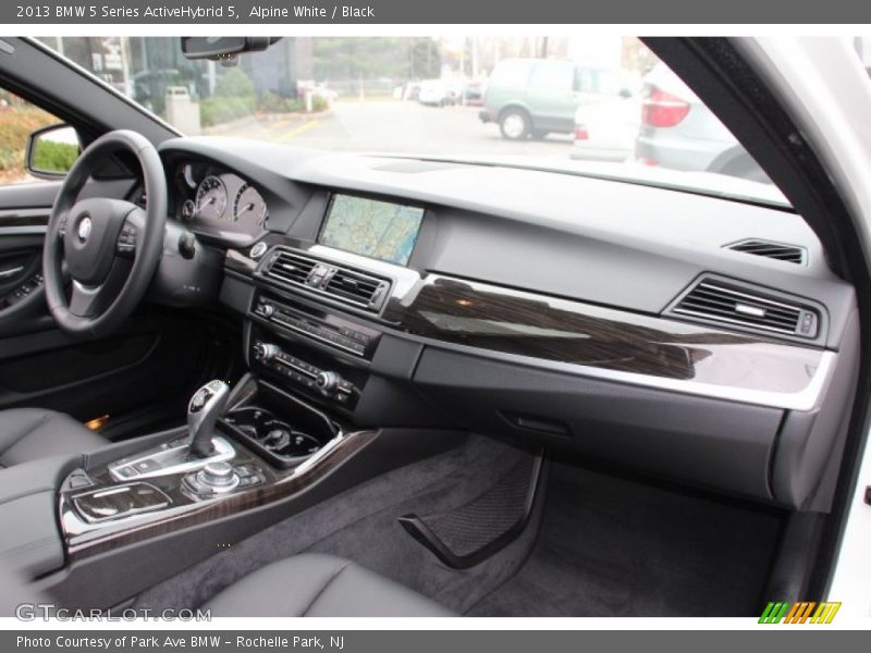 Alpine White / Black 2013 BMW 5 Series ActiveHybrid 5