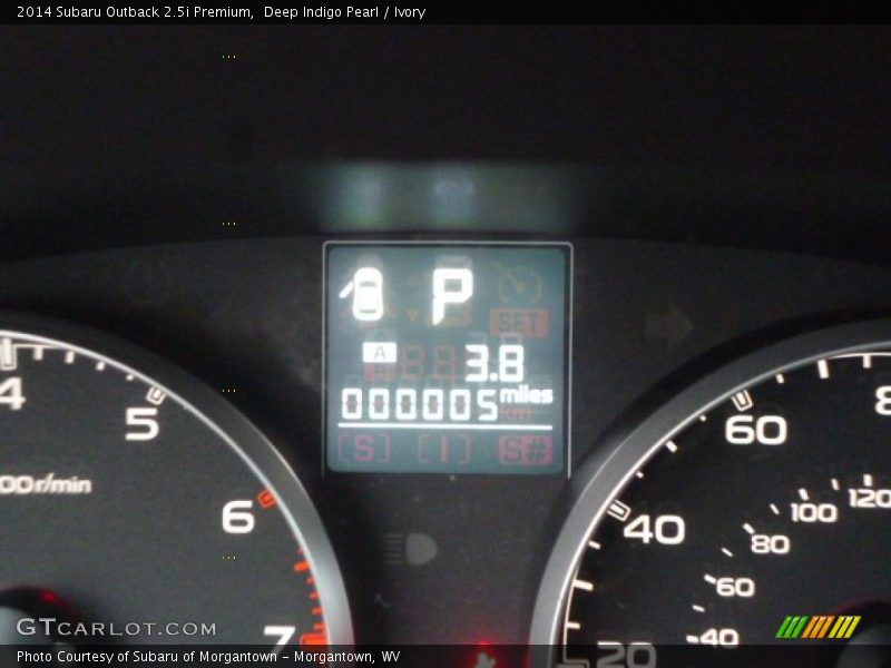 Deep Indigo Pearl / Ivory 2014 Subaru Outback 2.5i Premium