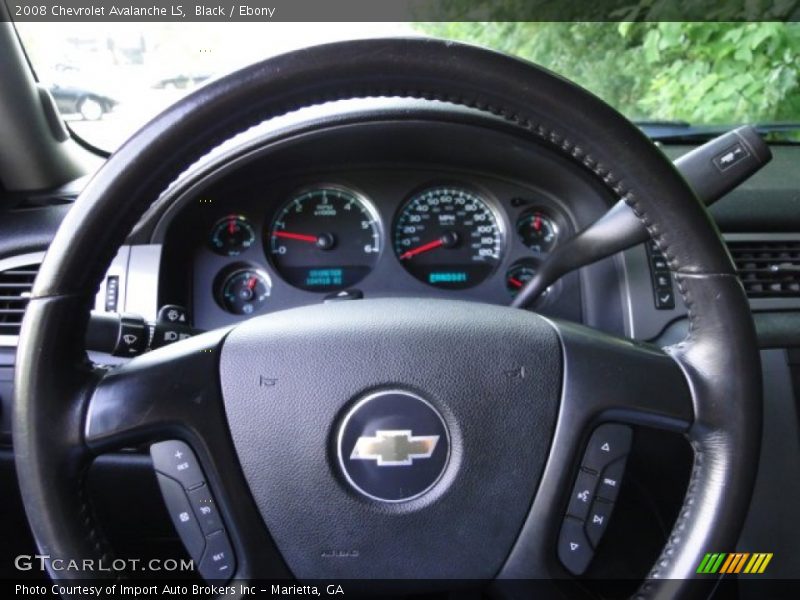 Black / Ebony 2008 Chevrolet Avalanche LS