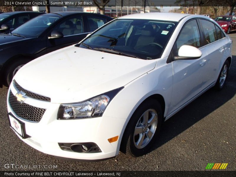 Summit White / Jet Black 2014 Chevrolet Cruze LT