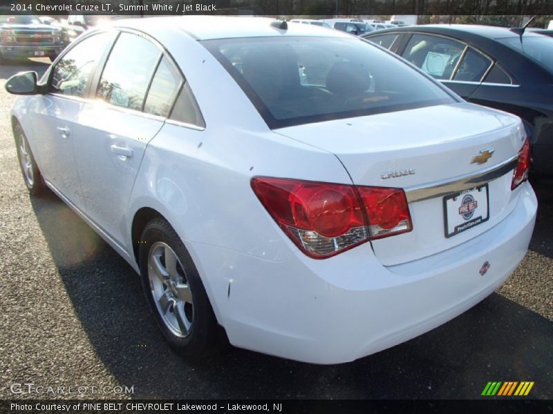 Summit White / Jet Black 2014 Chevrolet Cruze LT